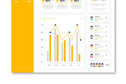 Admin Dashboard UI UX Design Layout, an UI Kit Template by MightyDesign (Thumbnail 3 of 6)