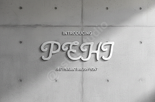 Pehi - A Modern Luxury Serif Typefac