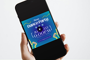 Neon Dance Party Instagram Posts, a Templates & Theme by TemplateCastleStore (Thumbnail 7 of 9)
