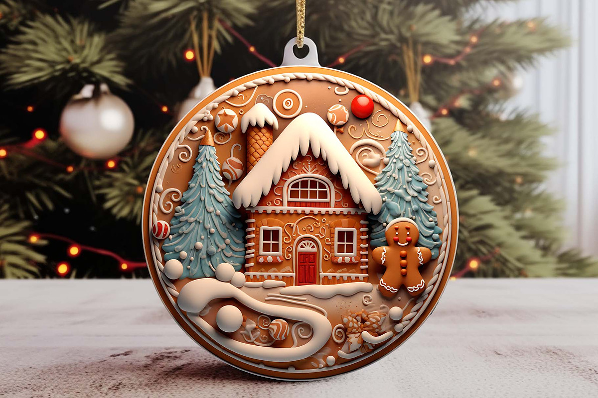 Christmas Ornament Bundle 3d, an Illustration by Moon Studio (Photo 11 of 11)