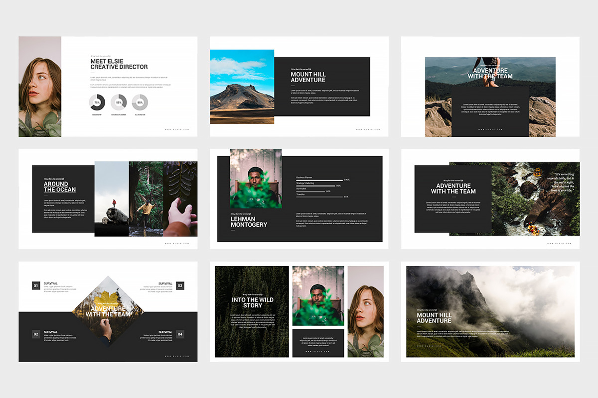 Elsie Google Slides Template, a Presentation Template by eunavia (Photo 4 of 8)