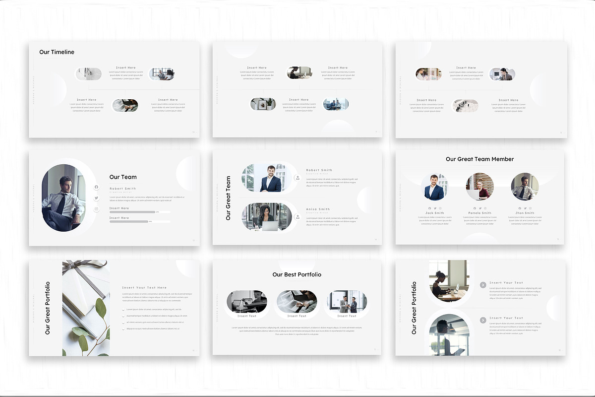 Modern & Minimal Business Plan, a Presentation Template by SlideStack (Photo 3 of 5)