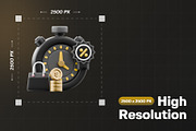 Black Friday Icon 3D Pack, an Object 3D Model by Haps Space (Thumbnail 2 of 5)