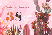 Sahara Flowers #01, a Product Mockup by ARKS ACADEMY (Thumbnail 1 of 10)