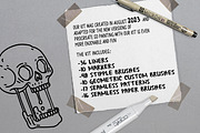 130+ Brushes Fine Line Mega Bundle, a Brush Add-On by Nuclear Brushes (Thumbnail 2 of 10)