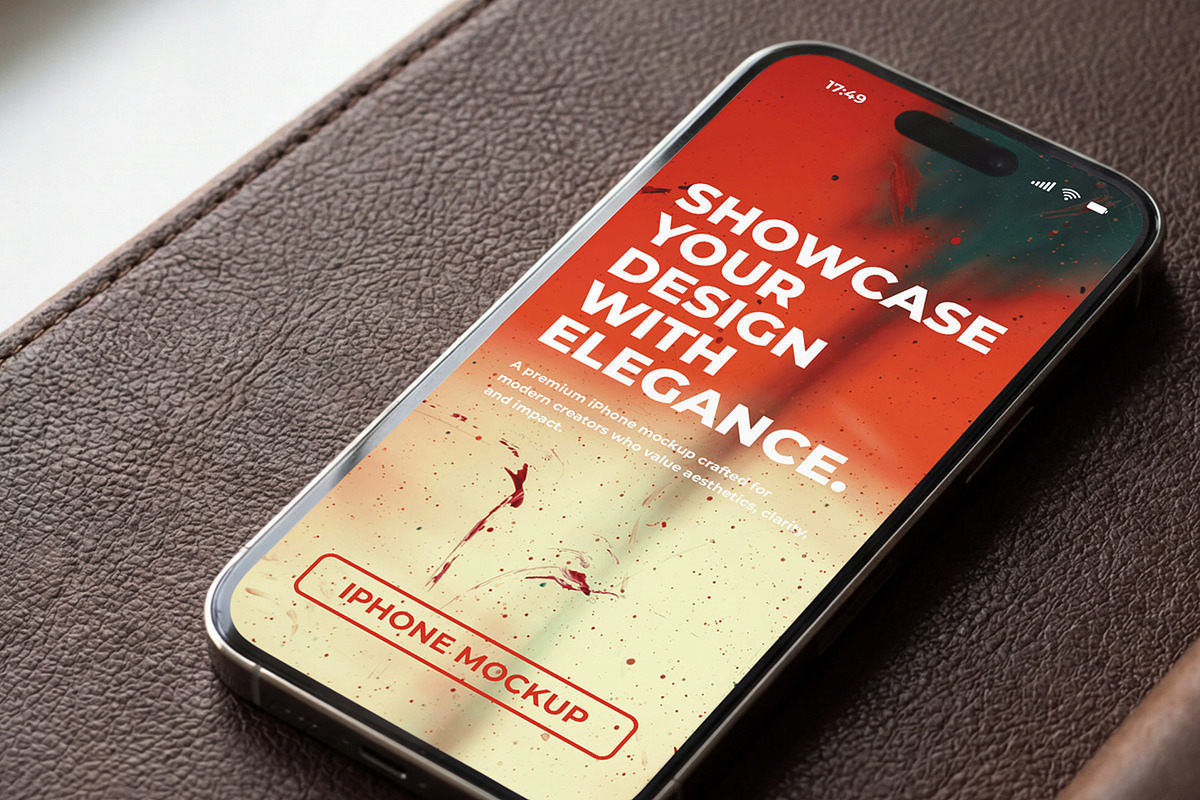 Premium iPhone Device Mockup, an iPhone Mockup by Heinzel Std Mockup (Photo 4 of 5)