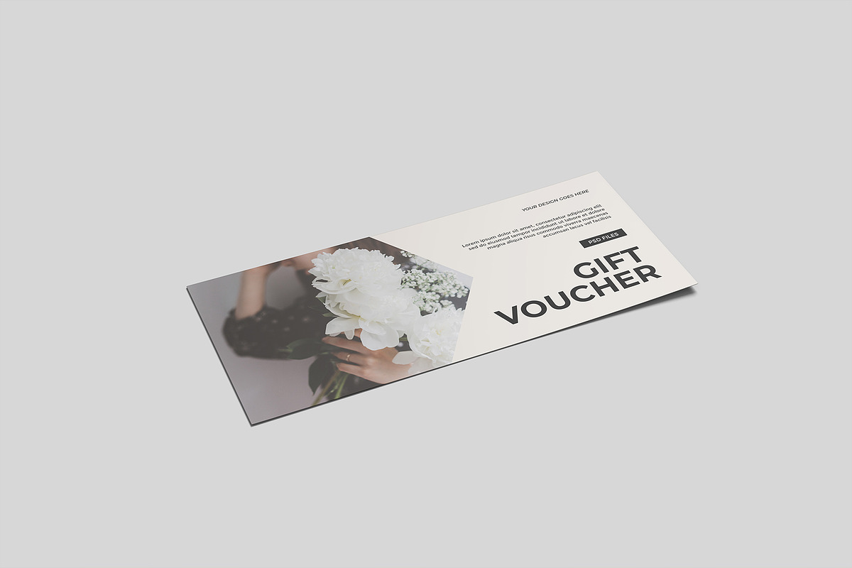Gift Voucher Mockup, a Merchandise Mockup by graphicpages (Photo 6 of 17)