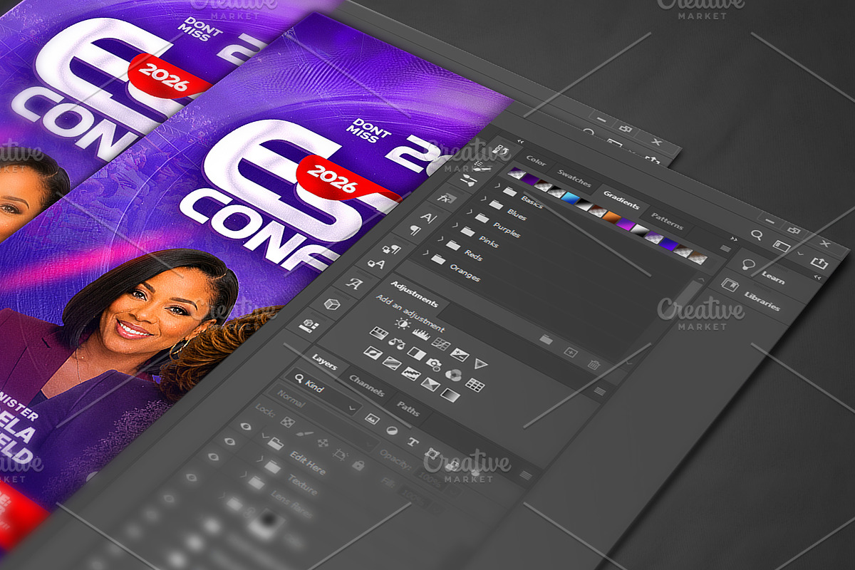 Esther Conference Church Flyer PSD, a Social Media Template by church flyer templates (Photo 6 of 11)