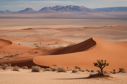 Desert landscape photograph, a Nature Photo by ComfortQ