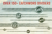 Castor Catchword Dividers, a Symbol Font by Albatross (Thumbnail 1 of 5)