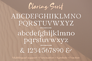 Clarins, a Serif Font by Larin Type Co. (Thumbnail 13 of 13)