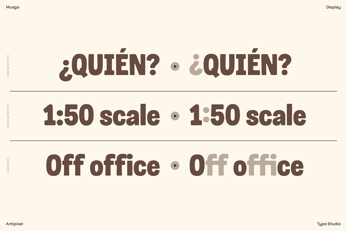 Musgo | Soft Condensed Rounded Sans, a Sans Serif Font by Antipixel Type Studio (Photo 14 of 19)