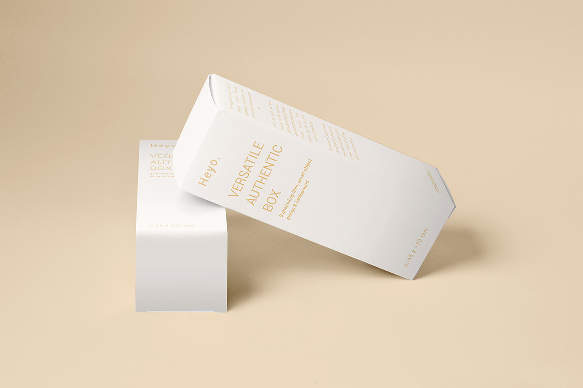 Tall Box Mockup Set, a Packaging Mockup by Mockstore (Photo 7 of 11)