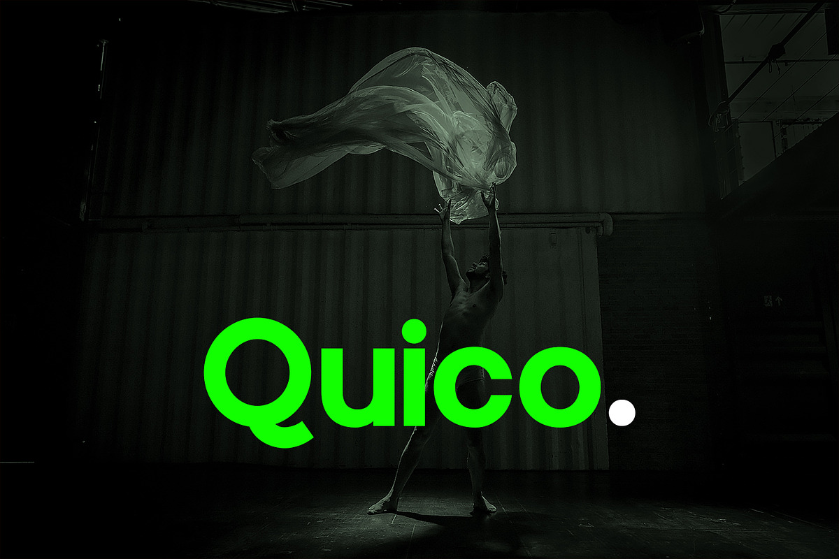 Quico Branding Typeface, a Sans Serif Font by Foxtype (Photo 1 of 9)