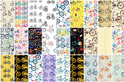 60 Bike Bikes Seamless Patterns, a Pattern Graphic by mkStudioLab (Thumbnail 3 of 3)