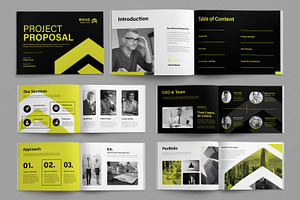 Project Proposal Template, a Brochure Template by ContestDesign