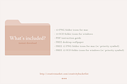 Muted / Neutral Desktop Folder Icons, an Icon by Creativity Bucketlist (Thumbnail 2 of 3)
