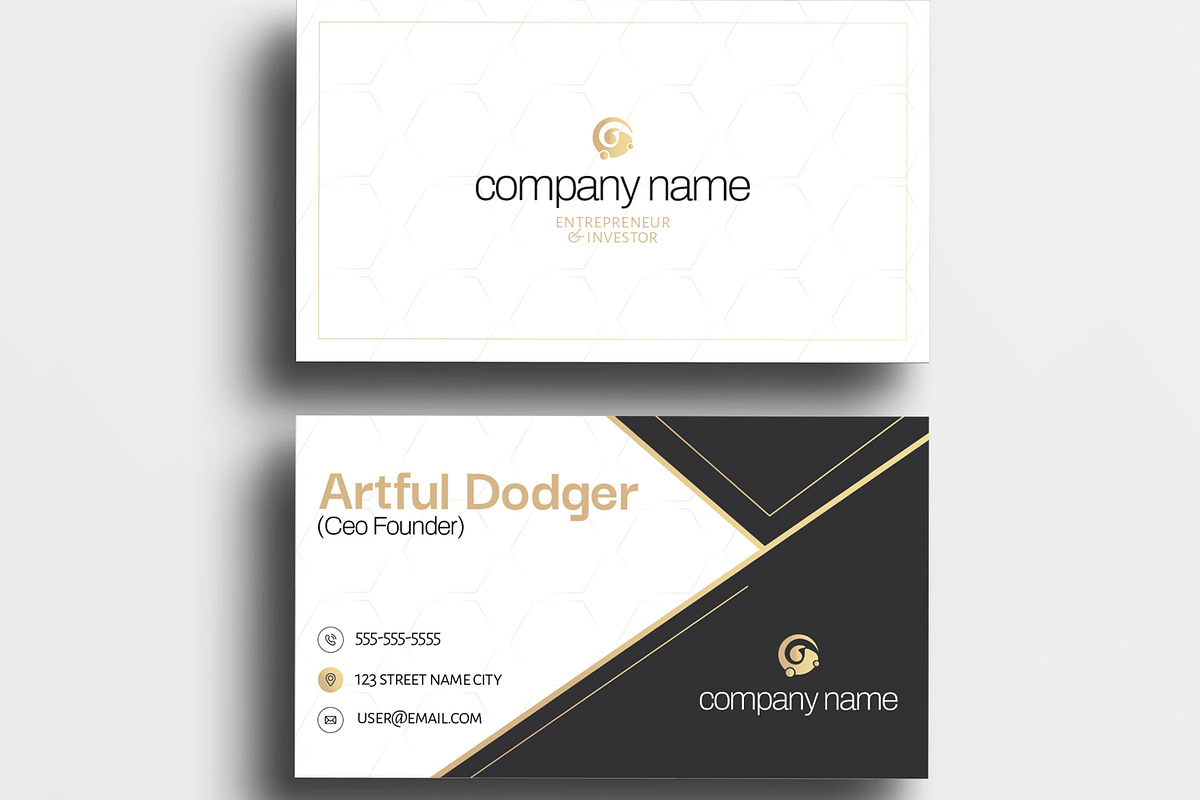 Business Card Template, a Business Card Template by MightyDesign (Photo 3 of 6)