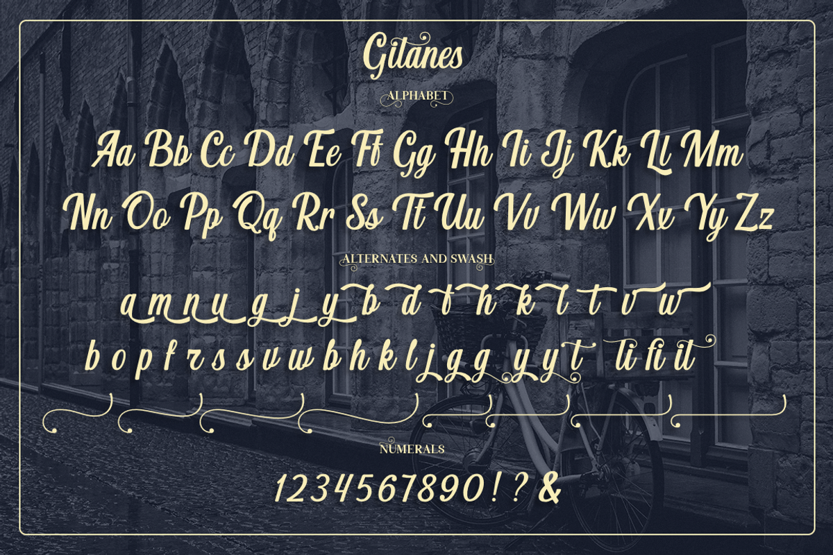 Gitanes, a Script Font by Larin Type Co. (Photo 10 of 10)