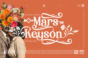 Mars Keyson Typeface