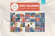 200 Dog Training Canva Templates, a Social Media Template by Viral Content Design (Thumbnail 2 of 7)