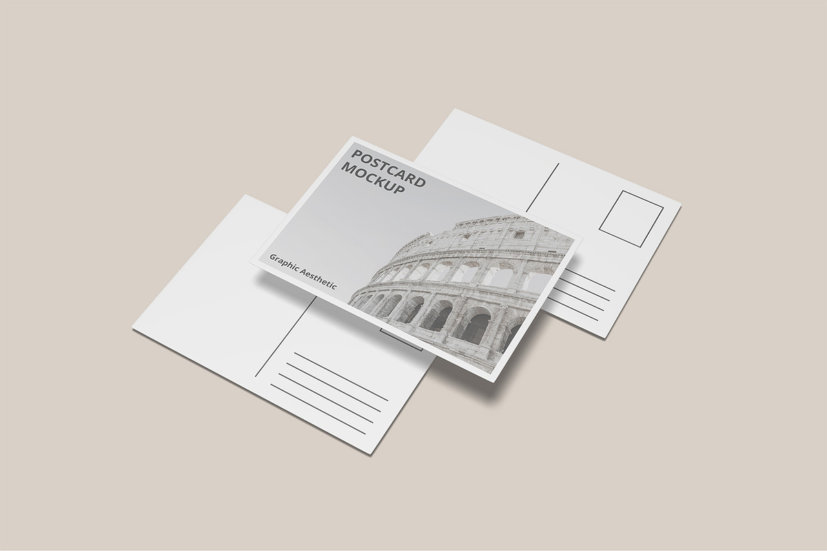 Postcard Invitation Mockup Bundles, a Card Template by Graphic Aesthetic (Photo 15 of 22)