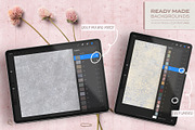 Ready Made Procreate Backgrounds, a Texture Graphic by LuOtero (Thumbnail 3 of 6)