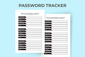 KDP Interior Password Tracker