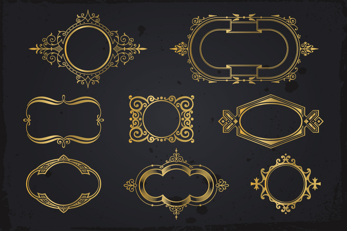15 rounded frames backgrounds set, a Background Graphic by Digiselector Design Goods (Photo 5 of 5)