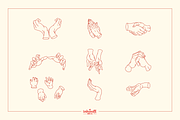 Vector Hand Illustrations Set 2, an Illustration by Inkwell Supply Co (Thumbnail 14 of 27)