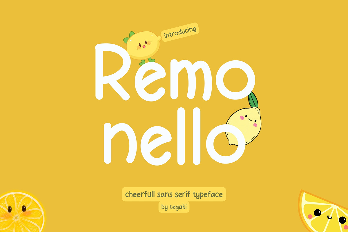 Remonello, a Font by rudiSasori (Photo 1 of 12)