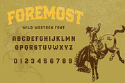 Foremost Font + Extras, a Slab Serif Font by Forzatype (Thumbnail 8 of 11)