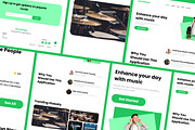 SoundScape - Music Player Landing Pa, an App Template by twinstd (Thumbnail 4 of 5)