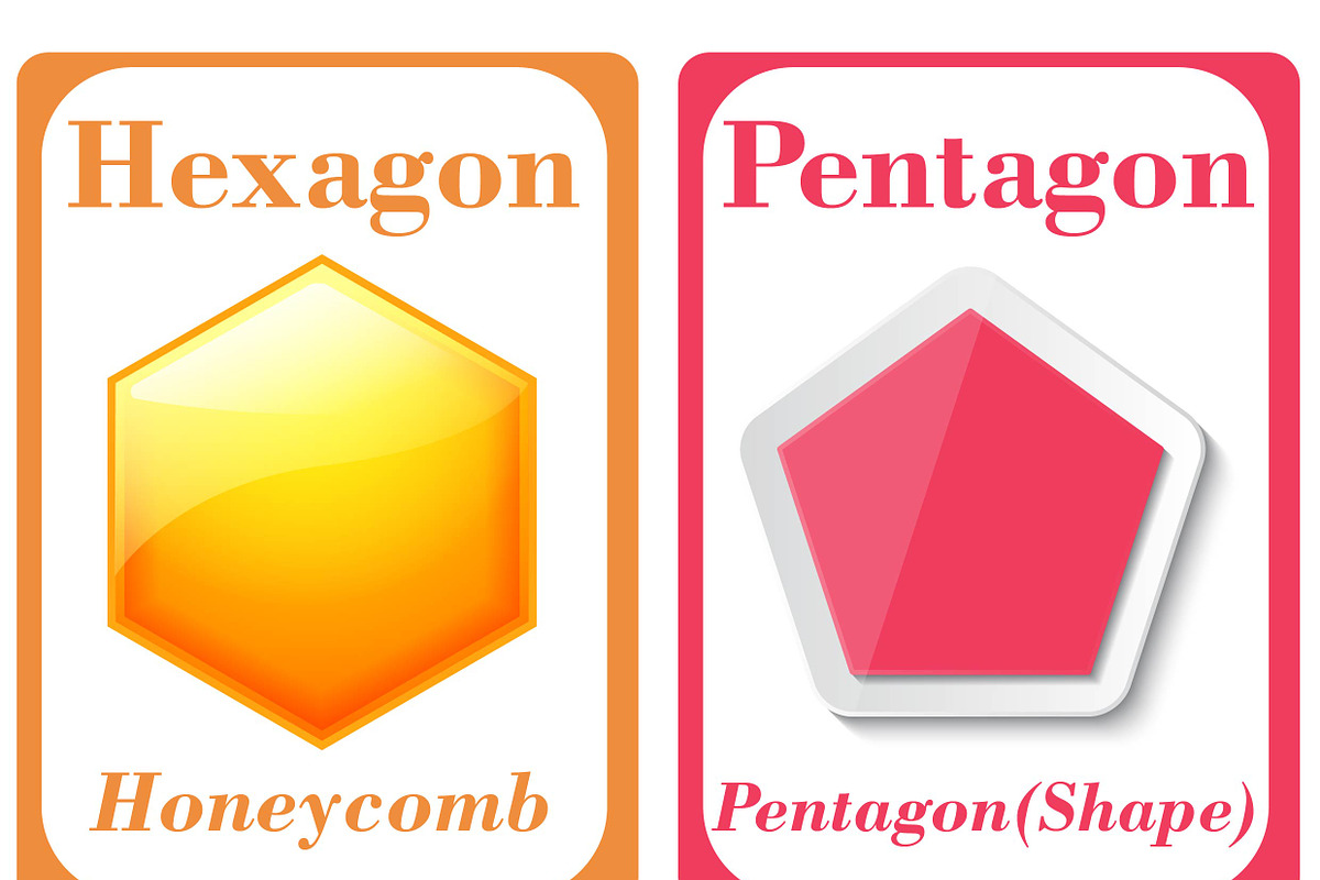 Shapes Flash Cards for Kid, a Card Template by DigitalsDesigns (Photo 2 of 4)