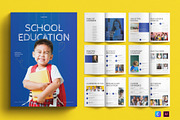 School Education Brochure Template, a Brochure Template by E-Type (Thumbnail 1 of 7)