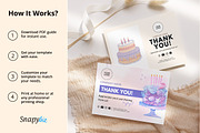 Cake Business Thank You Card, a Design Template by Snapybiz (Thumbnail 3 of 9)