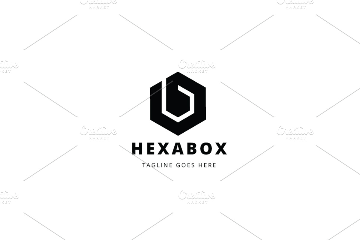 Hexa Blue Logo, a Branding & Logo Template by Brahmma (Photo 3 of 3)