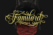 Handrid Familia Typeface, a Script Font by alit design (Thumbnail 10 of 20)