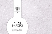 Copper Blue Marble Mini Papers, a Pattern Graphic by Frou Fou Craft (Thumbnail 6 of 7)
