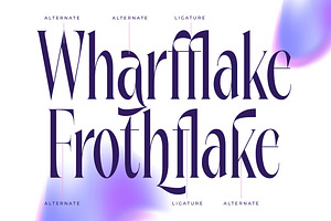 Wharfkin Frostfire Modern Serif