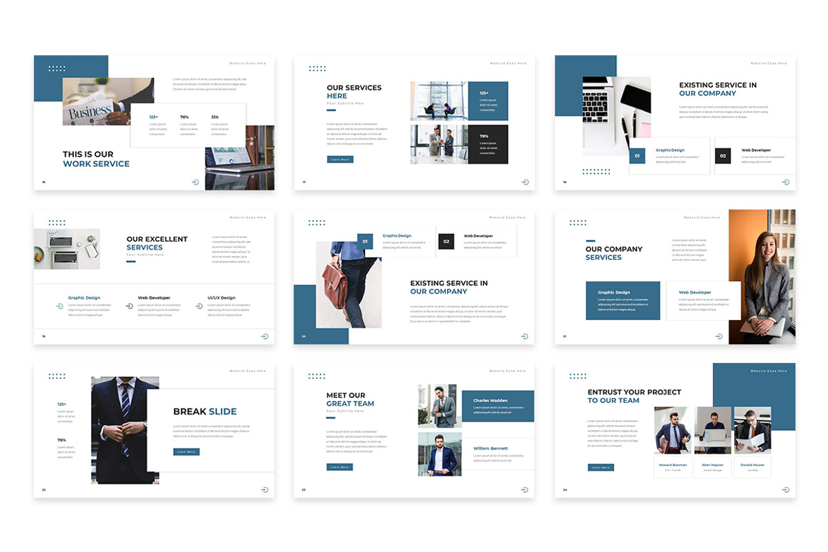 Nice Business Keynote Template, a Presentation Template by Design Persona (Photo 4 of 7)