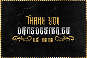 NUMERO, a Blackletter Font by dansdesign (Thumbnail 7 of 7)