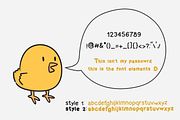 Chicken display font - Handwritten, a Font by Beshr Abdulhadi (Thumbnail 3 of 8)