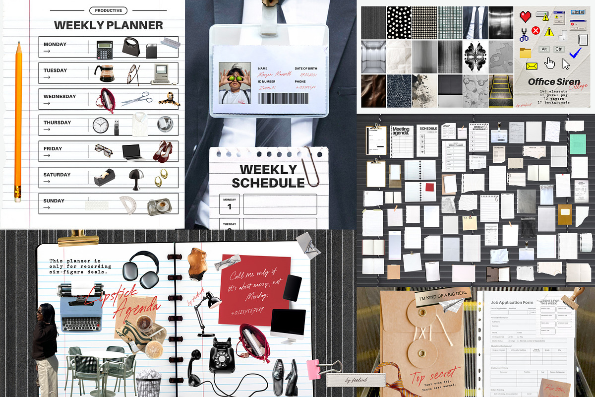 1500+ Collage Bundle, an Object Graphic by Feelsoul (Photo 9 of 13)