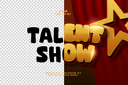 Text Effect Talent Show, a Layer Style Add-On by Navy Graphic (Thumbnail 2 of 2)