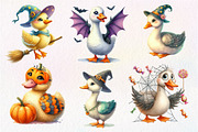 Funny Halloween Silly Goose Clipart, an Illustration by Dream Creation (Thumbnail 2 of 7)