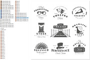 27 Theatre logos templates, a Branding & Logo Template by Art Design (Thumbnail 8 of 38)