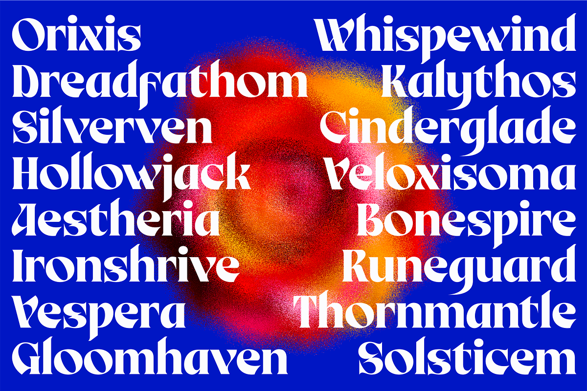 Birvase Display Font, a Serif Font by Bagerich Type Foundry (Photo 5 of 12)