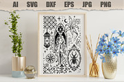 Stencil Woman, a Person Illustration by MARYCRAFTIRIA (Thumbnail 3 of 3)