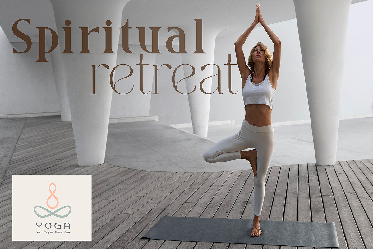 Modern Yoga Logo Design, a Branding & Logo Template by YUDesignStore (Photo 6 of 9)